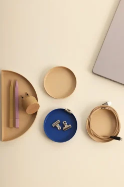 Design Letters Treasure Trays tray set om 4, Beige-cobalt blue BeigeBlue Online