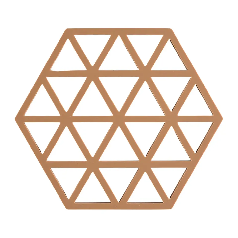 Zone Denmark Triangle trivet, Light Terracotta Red Hot