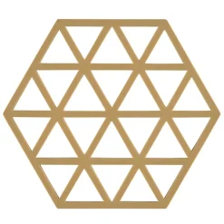 Zone Denmark Triangles trivet 14x16 cm, khaki Beige