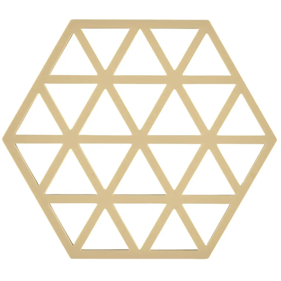 Zone Denmark Triangles trivet 14x16 cm, warm sand Beige Best