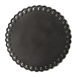 PotteryJo Tulipa cake plate Ø30 cm, Almost Black Discount