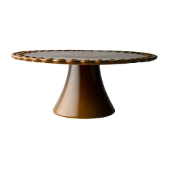 PotteryJo Tulipa cake plate Ø30 cm, Umbra Brown Online