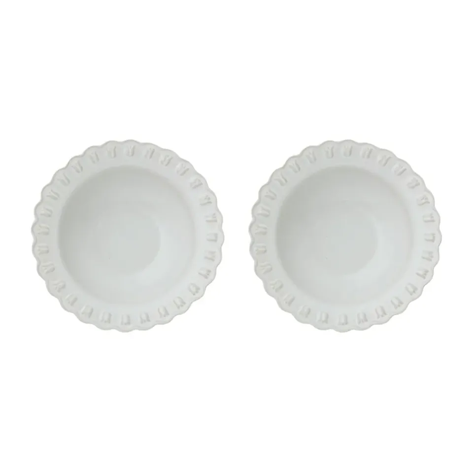 PotteryJo Tulipa deep plate Ø23 cm 2-pack, White Sale
