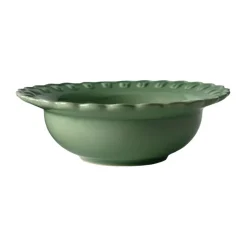 PotteryJo Tulipa deep plate Ø23 cm 2-pack, Verona Green