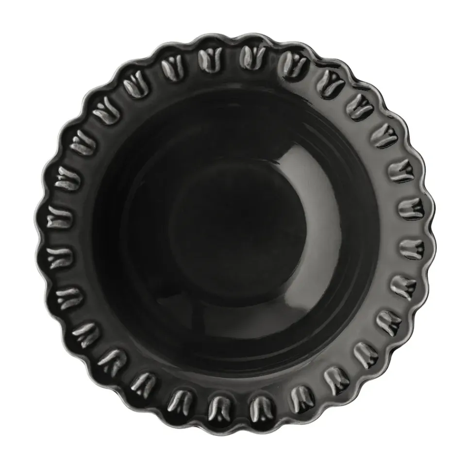 PotteryJo Tulipa serving bowl large Ø30 cm, Almost Black Clearance