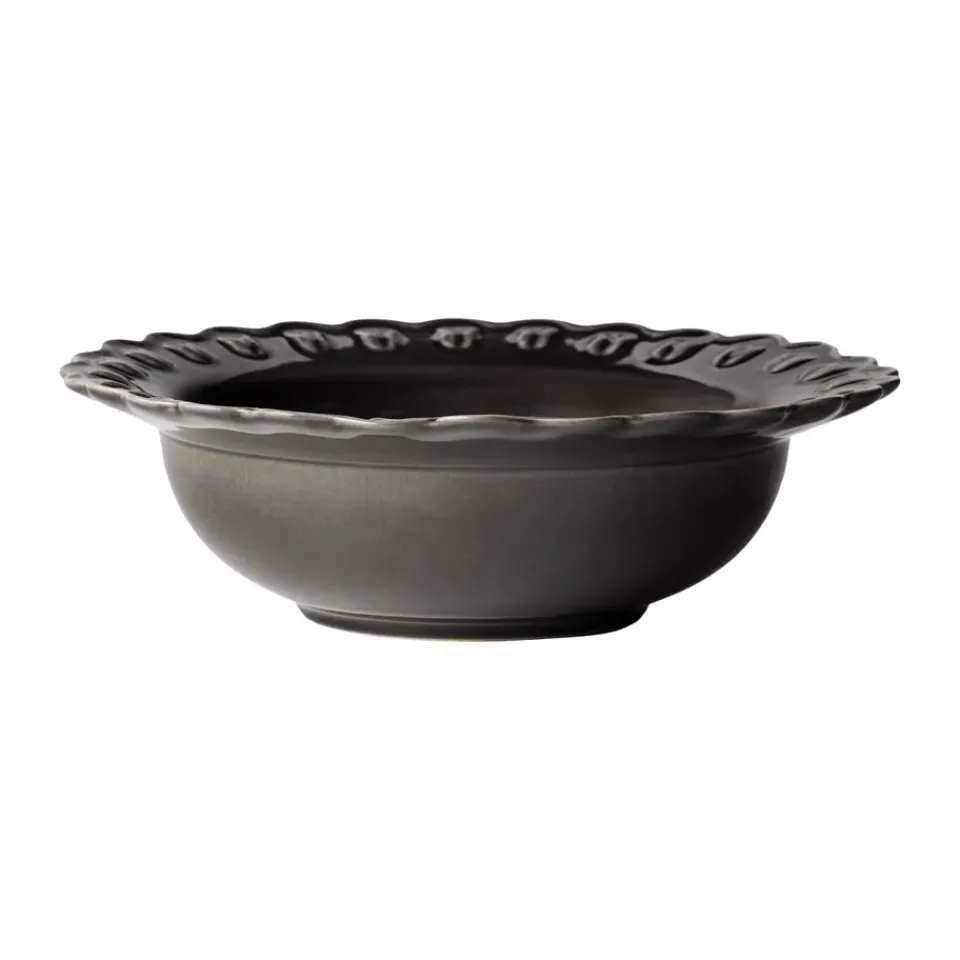 PotteryJo Tulipa serving bowl large Ø30 cm, Almost Black Clearance
