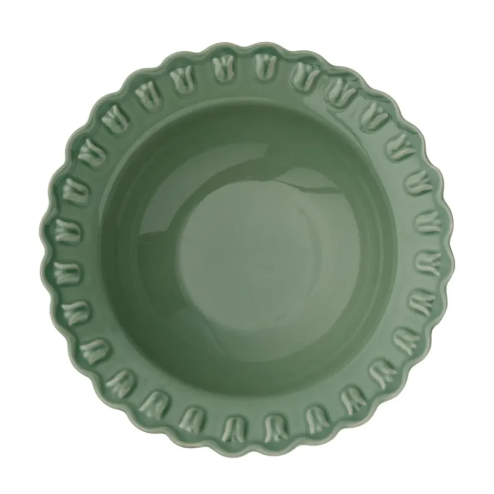 PotteryJo Tulipa serving bowl large Ø30 cm, Verona Green Outlet