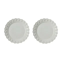 PotteryJo Tulipa small plate Ø20 cm 2-pack, White