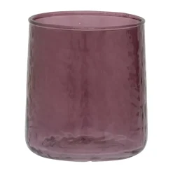 URBAN NATURE CULTURE Tumbler hammered drinking glass, Brown