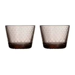 Iittala Tundra drinking glass 16 cl 2-pack, Linen Beige Outlet