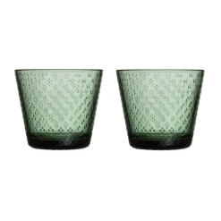 Iittala Tundra drinking glass 29 cl 2-pack, Pine Green Best