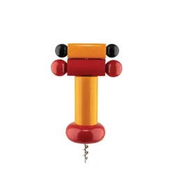 Alessi Twergi cork screw opener, Yellow YellowBlackRed New