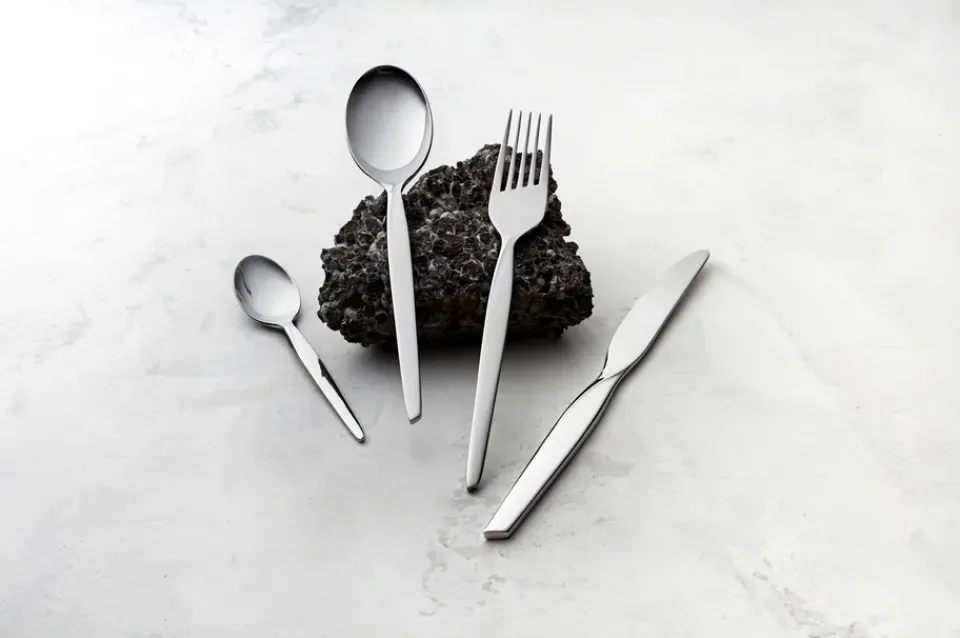 Gense Twist cake fork 6-pack, Stainless steel Silver-coloured Best