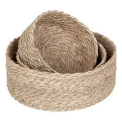 Dixie Twisted bread box 3-pack, Nature-grey Beige New