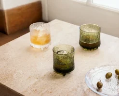 Iittala Ultima Thule On the rocks glass Finnish sand 2-pack, Green Best