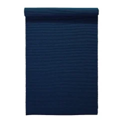 Linum Uni table runner 45x150 cm, Indigo Blue Sale