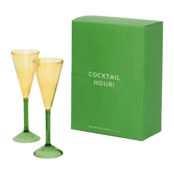 URBAN NATURE CULTURE gift set champagne glasses 2-pack, Pink New