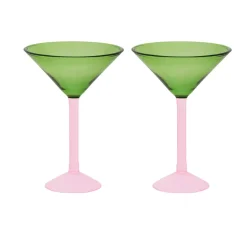 URBAN NATURE CULTURE gift set martini glasses 2-pack, Green Outlet