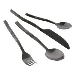 MUUBS Uta cutlery 16 pieces, Matt Black Outlet