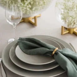 Himla Vasa napkin ring 4-pack, bronze Gold-coloured Online