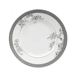 Wedgwood Vera Wang Lace Platinum plate, Ø 20 cm White Discount