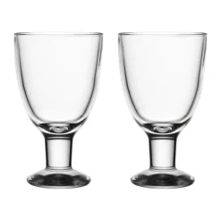 Arabia Verna glass 22 cl 2-pack, Clear Transparent Hot