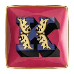Versace Holiday Alphabet saucer 12 cm, K Multi Best