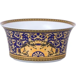 Versace Medusa salad bowl, Large Blue Hot