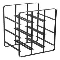 Dorre Vinia wine rack 9 bottles 30 cm, Iron Black