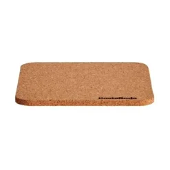 Kosta Boda Viva coasters 9.6x9.6 cm 4-pack, Cork Brown New