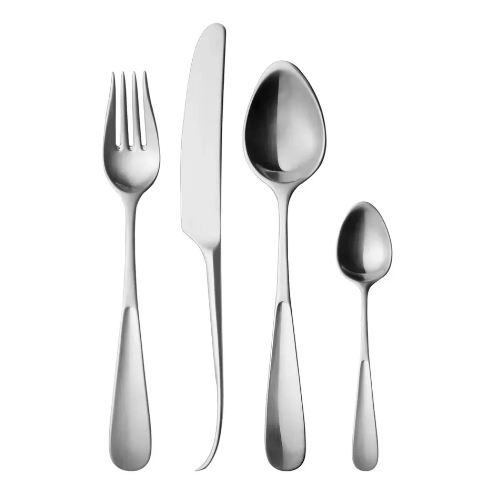 Georg Jensen Vivianna matte cutlery set, 4 pcs Silver-coloured New
