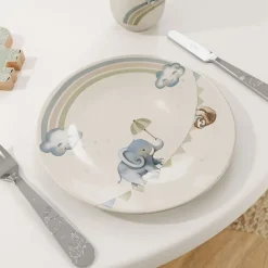 Villeroy & Boch Walk like an Elephant children's plate Ø21.5 cm, Multi Blue Hot