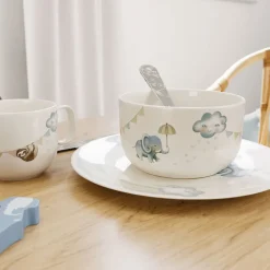Villeroy & Boch Walk like an Elephant children's mug S 17 cl, Multi Blue New