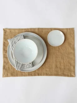Tell Me More Washed linen napkin, Grey-white GreyWhite New