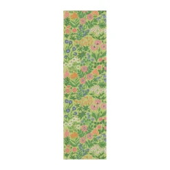 Ekelund Linneväveri Wildflowers table runner 35x120 cm, Green