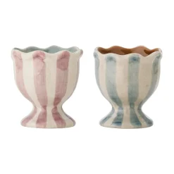 Bloomingville Willa egg cup 2 pieces, Rose-blue Pink Discount