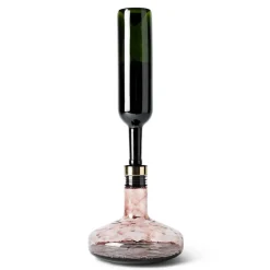 Audo Copenhagen Wine breather deluxe, gold Transparent
