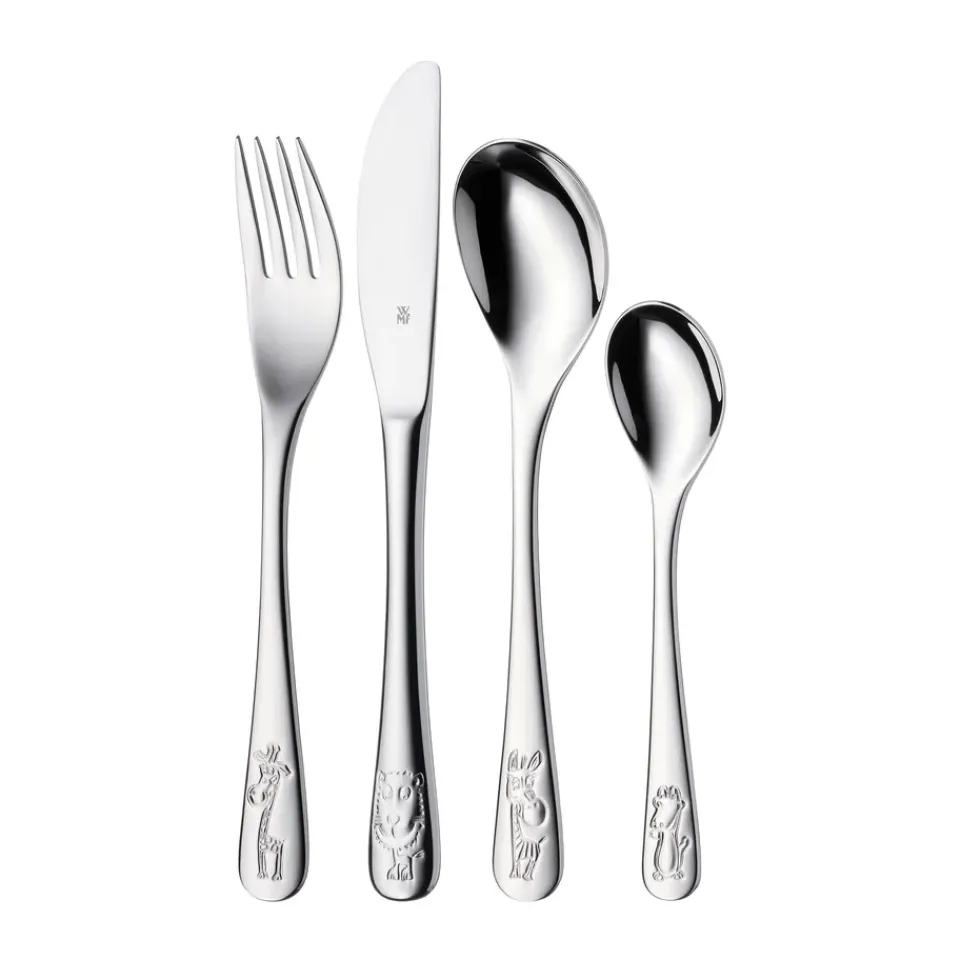 WMF children's cutlery 4 pieces, Safari Multi New