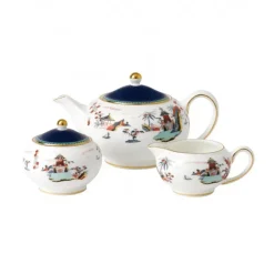 Wedgwood Wonderlust tea set 3 pieces, 3 pieces BlueRedWhite Online