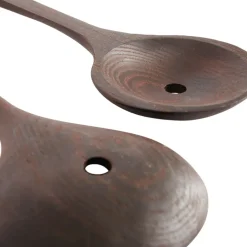 MUUBS Yami salad servers 30 cm 2-pack, Brown