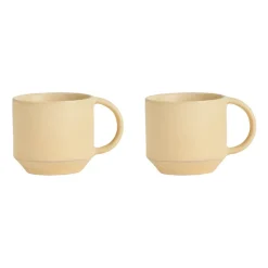 OYOY Yuka espresso cup 2-pack, Butter Yellow Online