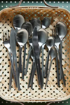 OYOY Yuka fork 4-pack, Brushed Steel Silver-coloured Discount