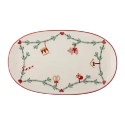 Bloomingville Yule serving tray 38.5x23 cm, White Sale