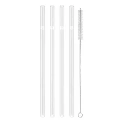 Zwilling Sorrento straws 4-pack, Clear Transparent Clearance