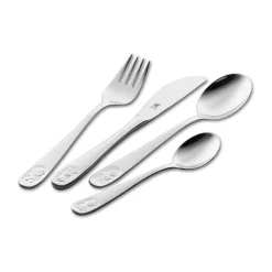 Zwilling Twin kids BINO children's cutlery 4 pieces, Stainless steel Silver-coloured New