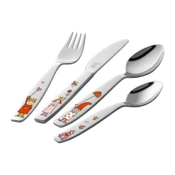 Zwilling Twin kids children's cutlery set 4 pieces, Emelie princess Silver-coloured Sale